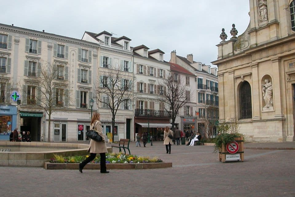 Le centre-ville de Rueil-Malmaison